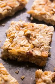 healthy banana nut granola bar bites