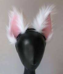 Big Fluffy coloured Ears - handmade cosplay at Genki Gear