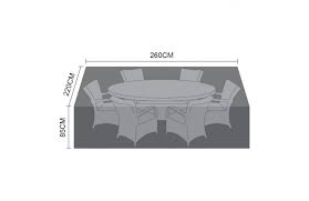 Cover For 6 Seat Oval Dining Set