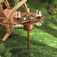 outdoor wine table