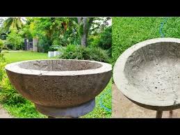 Make Cement Pot For Water Fountain