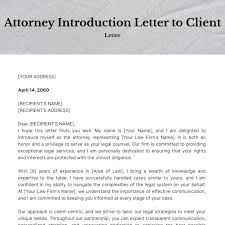 attorney introduction letter to client