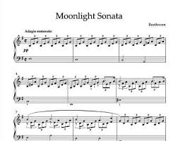 Beethoven never named this piece moonlight. he just called it piano sonata no. Moonlight Sonata Etsy