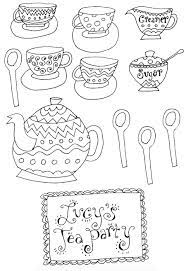 Tea coloring pages for kids and parents, free printable and online coloring of tea pictures. Pin On Craft Ideas