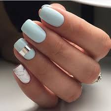 Matte and chrome nail designдизайн со втиркой. 48 Baby Blue Nail Ideas You Should Try Page 38 Of 48 Beautiful Wiki