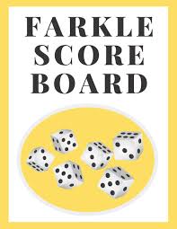 Farkle Score Calculator 120 Farkle Score Pads Farkle Dice