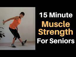 15 minute senior strength workout you