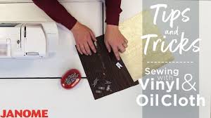 sewing with vinyl and oilcloth tips
