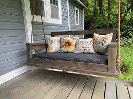 Diy Full Plans For Bed Swing Porch