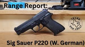 range report sig sauer p220 early