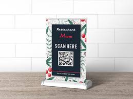 Qr codes menus at restaurants are experiencing a renaissance as a way to eliminate shared menus, which qr codes — which use a scannable design of black and white squares — have been in whether it's a simple laminated stand on tables or mobilizing an entire contactless ordering system. Do Table Stand Menu With Qr Code By Eliasahmed218 Fiverr