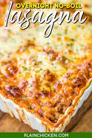 overnight lasagna plain en