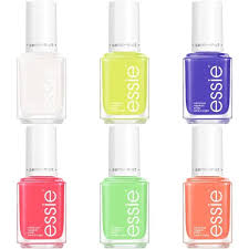 When i polish, i push down towards the cuticle and let gravity pull the polish off the brush and that ends up making that beautifully shaped line right up close to the cuticle. Essie Have A Ball Nail Polish Collection Exclusive Reveal Summer 2021