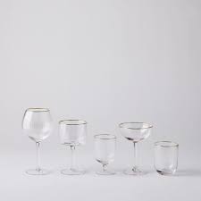 Lyngby Glas Palermo Glasses With Gold