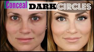 hide dark circles with makeup under eyes