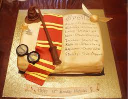 Coolest Homemade Harry Potter Birthday Cake gambar png