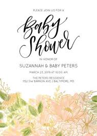 Baby Girl Shower Invitations And Cute Photo Card Templates