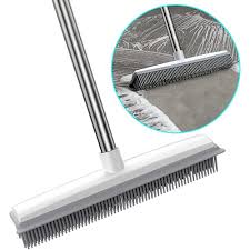 rubber broom with squeegee edge 2 in 1