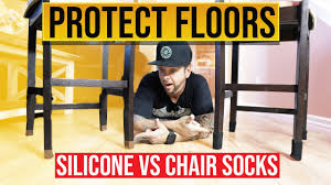 silicone vs chair socks