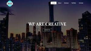 using html and css homepage design