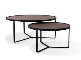 Round Metal Coffee Table And Wooden Top
