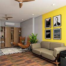 warm toned living room wall paint with