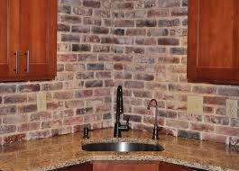 brick backsplash kitchen