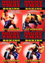 4 dvd set muay thai boxing fighting