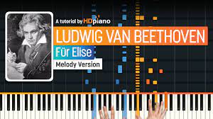 für elise by ludwig van beethoven piano