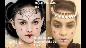 queen amidala inspired make up look