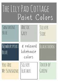My Paint Colors 8 Relaxed Lake House
