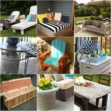 18 diy patio furniture ideas for an
