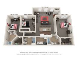 4 bedroom apartment floor plans