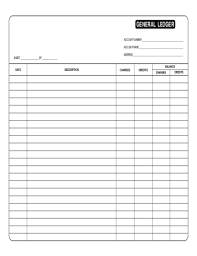 28 printable ledger paper forms and