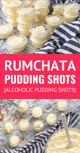 vanilla rumchata pudding shots recipe