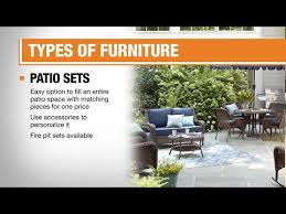 patio furniture for your outdoor living