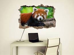 Red Panda Wall Sticker Decal Animals