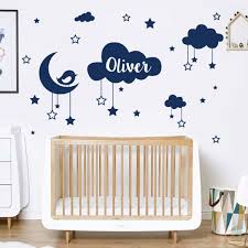 Personalised Name Baby Wall Sticker