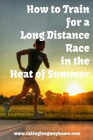 how to train for a long distance race