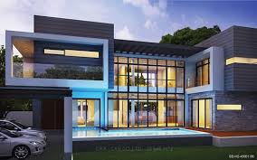 Modern Style 2 Story Home Plans