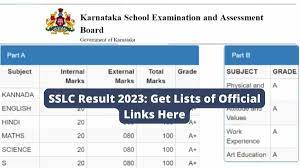2023 sslc result karnataka today get
