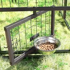 outdoor dog kennel in ground fence