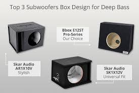 5 best subwoofers box design for deep