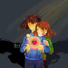 chara and frisk fanart : r/Undertale