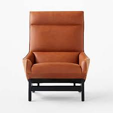 modern leather accent chairs and