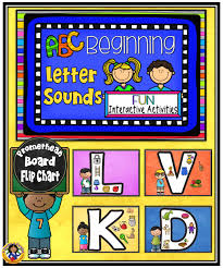 Alphabet Beginning Sounds Pictures Flip Chart Activities