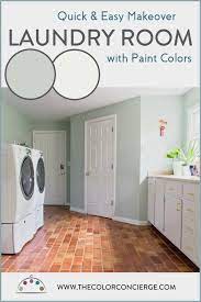 Laundry Room Makeover With Paint Colors