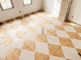 how to paint a harlequin floor pattern