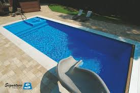 fiberglass pool from leisure pools