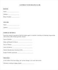 Used Car Sales Agreement Pdf Affordacart Com